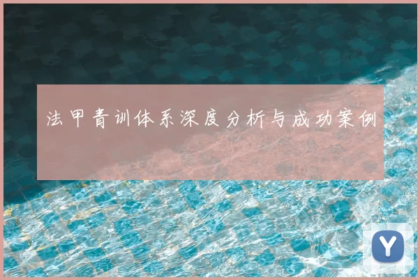 法甲青训体系深度分析与成功案例