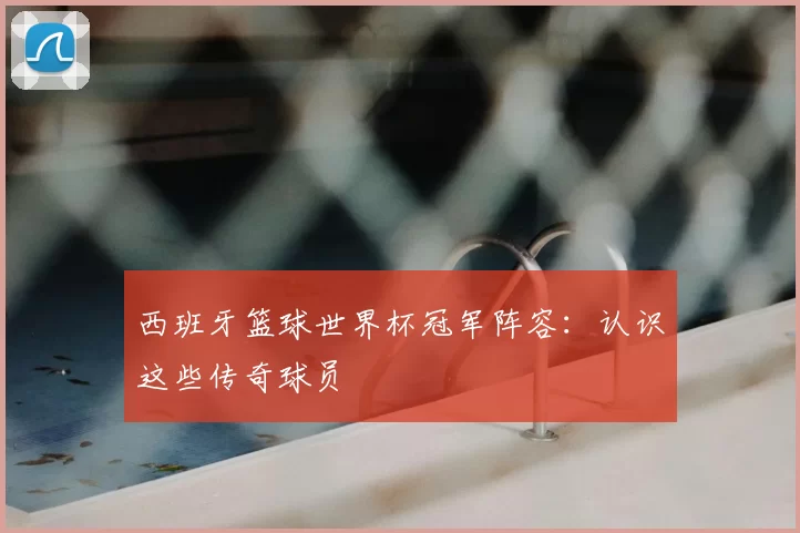西班牙篮球世界杯冠军阵容:认识这些传奇球员