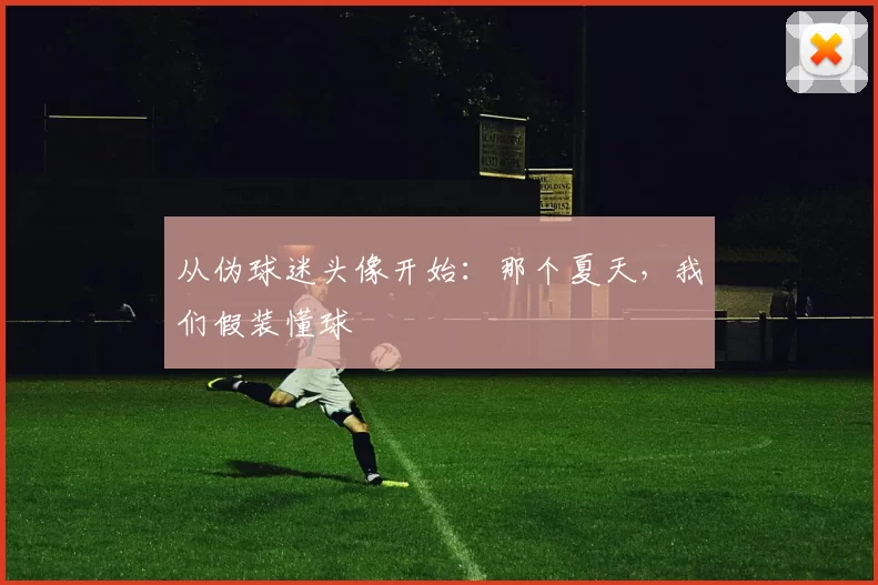 从伪球迷头像开始:那个夏天,我们假装懂球