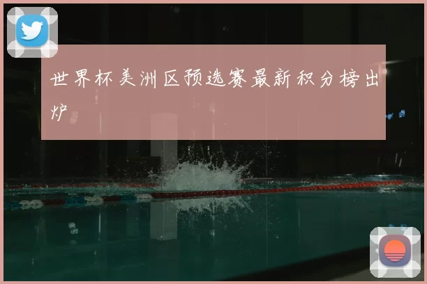 世界杯美洲区预选赛最新积分榜出炉