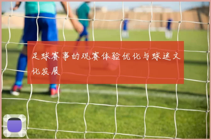 足球赛事的观赛体验优化与球迷文化发展